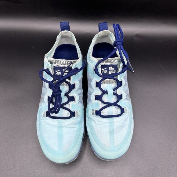 Nike Vapormax 2019 ‘Teal Tint’ Metallic Silver Shoe AR6632-300 Women’s Size 5 - Picture 6 of 10